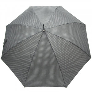 Зонт-трость Австрия полуавтомат мужской серый B106051