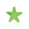 Ковер детский с высоким ворсом B168184 в форме морской звезды Kayoom зеленый 60x63 см.