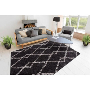 Високоворсний килим Kayoom з ретро візерунком 160x230 см B168262