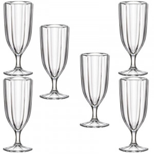 Набір кришталевих склянок 500 мл на ніжці 6 шт. Bohemia B172258