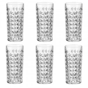 Склянки скляні для соку 260 мл набір 6 шт Bohemia B172264