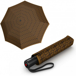 Жіноча парасолька автомат 8 спиць коричневий 97x28 см Knirps B2203593
