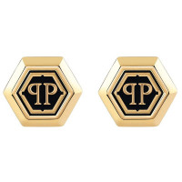 Запонки мужские золотистые Philipp Plein B2204004