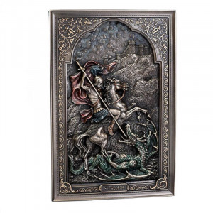 Картина святой Георгий Победоносец змееборец 16х2х23 см Veronese B0301845