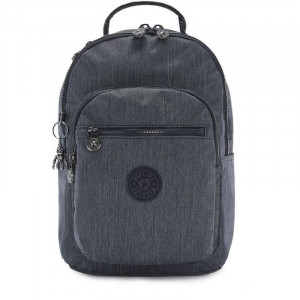 Рюкзак с отделением для ноутбука S маленький 14 л синий деним 25,5x35x16 см Kipling B2204090