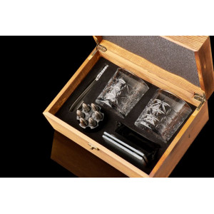Подарочный набор для виски Decanto B980042 с камнями для охлаждения в виде пуль