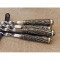 Шампура подарункові з бронзовими ручками B800153 в сагайдаку з натуральної шкіри