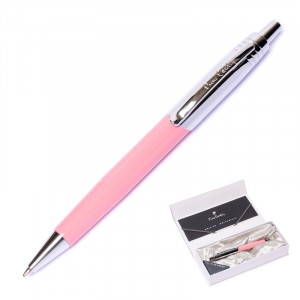 Ручка подарункова жіноча кулькова B670081 Pale pink