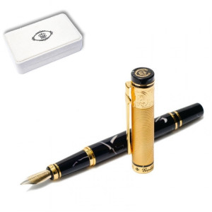 Ручка перова подарункова BGM14K-BL Duke позолота