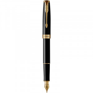 Ручка перьевая подарочная размер пера F черный корпус Parker B2203822