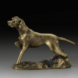 Статуэтка бронзовая Собака 12х17 см Virtus B670662