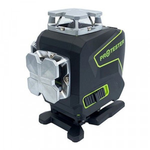 Професійний лазерний рівень 4 лазерні блоки зелений промінь 110x90x115 мм Protester B1602305