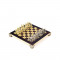Подарункові шахи Міні 20х20 см. у дерев'яному футлярі латунь червоні Manopoulos B670496