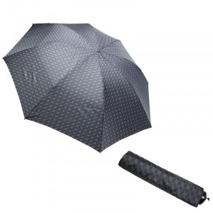 Мужской зонт автомат складной 8 спиц черный 99х26 см Knirps B2203576