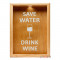 Скарбничка для винних пробок велика "Save Water drink wine" BPRK-12