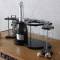 Міні бар підставка для келихів та пляшки вина дерев'яна B480084