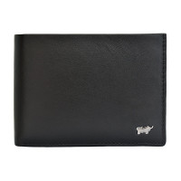 Портмоне мужское кожаное Braun Büffel Германия оригинал 12*9 см. черное B109056