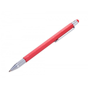 Ручка-линейка-стилус красная Германия B410105