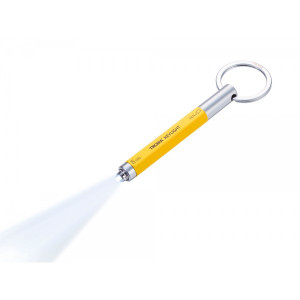 Фонарик-брелок с шариковой ручкой желтый Германия B410409