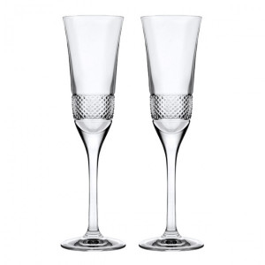 Набор свадебных бокалов для шампанского 170 мл. 2 шт. хрусталь Италия B410524
