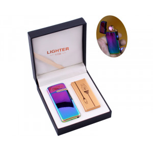 Зажигалка USB электроимпульсная Lighter B111595