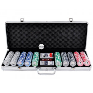 Подарочный покерный набор B111619 на 500 фишек 