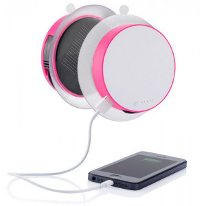Зарядний пристрій PowerBank для дівчини 3000 mAh. рожеве з присоскою Нідерланди B410695