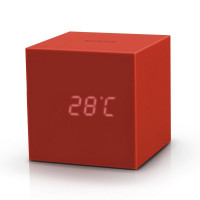Будильник-часы смарт 7,5x7,5x7,5 см. красный Великобритания B410846