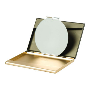 Візитниця із дзеркалом золотиста Франція B4100030