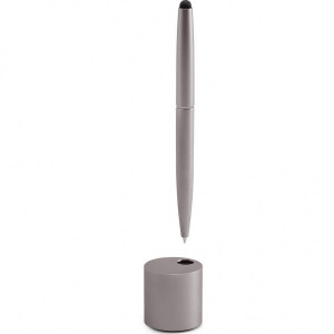 Ручка-стилус с подставкой металлик Франция B410903