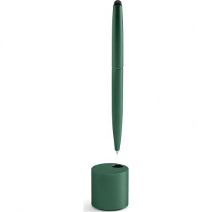 Ручка стилус с подставкой зеленая Франция B410905
