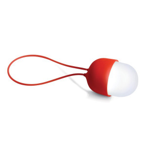 Фонарь мини с LED подсветкой 9,8x6,6 см. красный Франция B410995