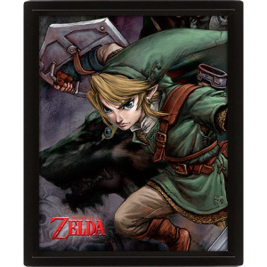 Постер 3D The Legend of Zelda 25,4x20,3 см. Великобританія B4100102