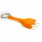 Набір настінна ключниця з брелоком для ключів біло-помаранчева Таїланд B115145