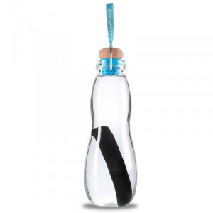 Еко-пляшка для води скляна 650 мл. синя Великобританія B115296