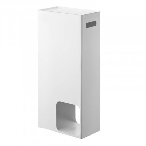 Утримувач туалетного паперу/органайзер у ванній кімнаті 23х12,5х48 см. білий Японія B115288