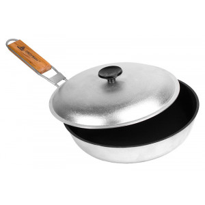 Сковорідка алюмінієва для вогнища 2,2 л. 43*27*66 см. B590074