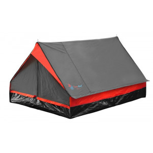 Палатка туристическая на 2 места классик черно-красная B590112