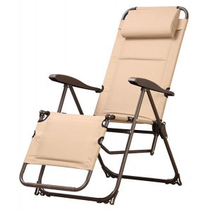 Стильне крісло-стулець для пікніка складане бежеве B590359
