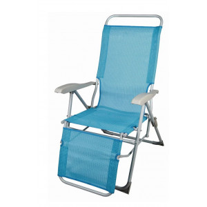 Стул-кресло для пикника складной голубой B590360