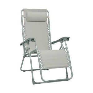 Крісло для пікніка складане сіре похило B590361