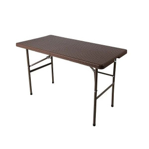 Стол складной коричневый 122x60x74 см. B590406