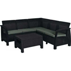 Комплект диван зі столиком для саду та дачі Ізраїль B590453