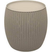 Плетеная корзина для игрушек и белья Израиль 41x41x41 см. бежевая B590475