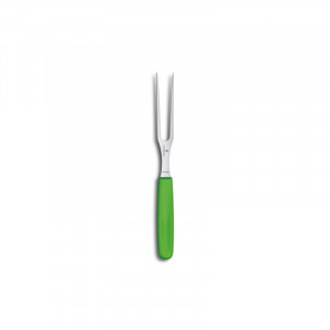 Кухонная вилка Швейцария 15 см. с зелёной ручкой B220710