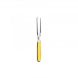 Вилка кухонна Швейцарія 15 см. з жовтою ручкою B220711