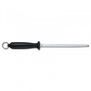 Точило для ножей Швейцария 18 см. с черной ручкой B220722