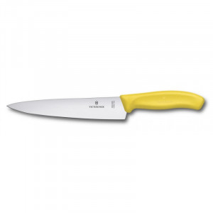 Нож кухонный Швейцария 19 см. с желтой ручкой B220836