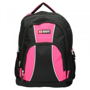 Жіночий рюкзак Голландія 26*37*15 см. чорно-рожевий B2201515