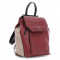 Рюкзак женский кожаный Италия 25*32*16 см. красный B2201550
